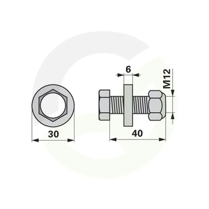 Komplet pritrditve Zinken za PZ TH200