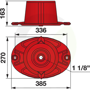 Disk kosilnice z bobnom Kuhn 56200800