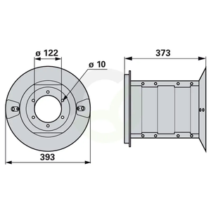 Kosilni boben ustreza TG0100K0