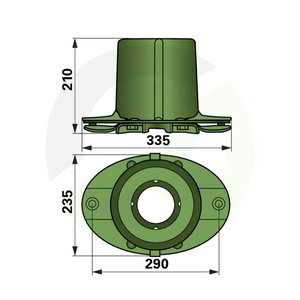 Kosilni disk z bobnom Krone 1501152