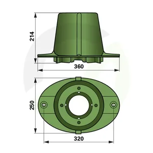Original Krone kosilni boben 2302730