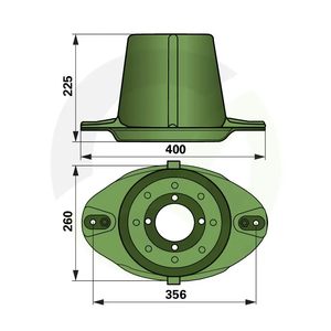 Kosilni boben ustreza Krone 2535322