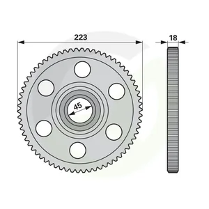 Zobnik 66 zob, Krone 253 030.0