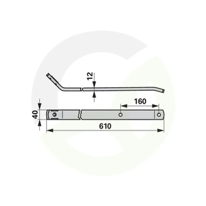 Nosilec vzmetnega prsta KUHN 58711800