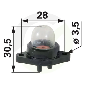 Črpalka goriva gumijasta D = 20,5 mm Walbro 188513
