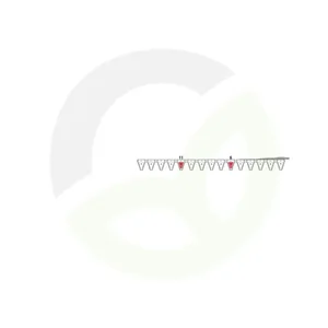 Spodnji nož z rezalno glavo 116 cm ustreza ESM 2656260