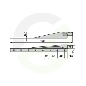 Spodnja rezilna glava 3450800