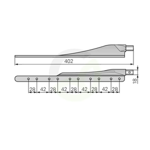 Spodnja rezilna glava ESM 345.3090