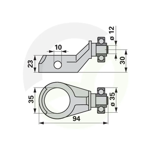 Komplet krmilne rolice, Deutz Fahr 06589389