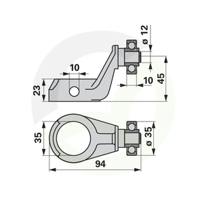 Komplet krmilne rolce - DEUTZ FAHR 16504057