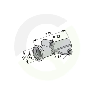 Cev ležaja ustreza Kuhn 57759500