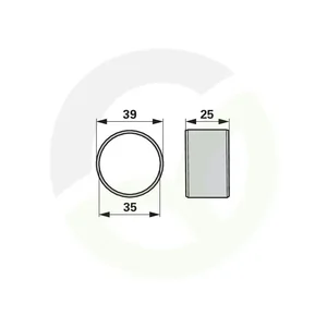 Puša 35 x 39 x 25 mm, krona 934 965,1