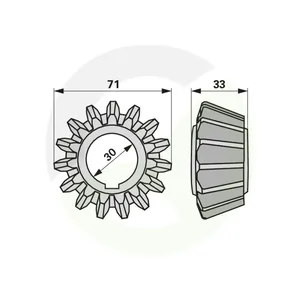 Zobnik 15 zob Kuhn 58556010