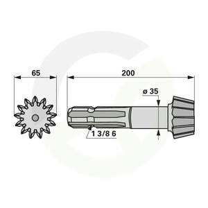 Zobnik Kuhn 13 zob 57522300