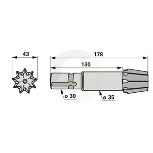 Zobna gred 9 zob, Pöttinger 286.80.002.0