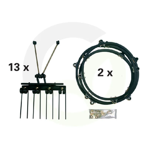Celoten trak Dx5068 LW, 13 nosilcev zob, 4 zobi na vrsto