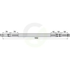 Gred bobna 1550 mm ustreza Pöttinger