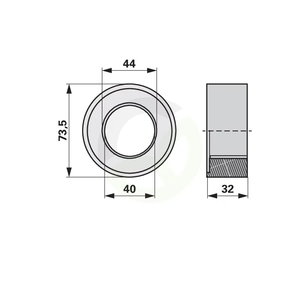 Krmilna rolca 73,5 mm, Pöttinger