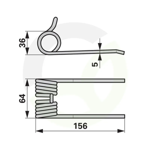 Vzmetni prst 151507104