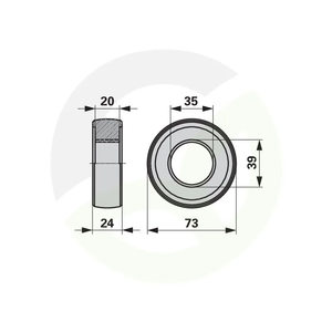 Krmilna ročka 73 mm, Pöttinger SK4797