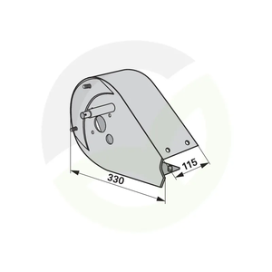 Mantelblech levo ustreza za Steyr 80413190004
