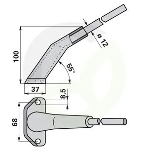 Odklonilna palica Bucher 300909