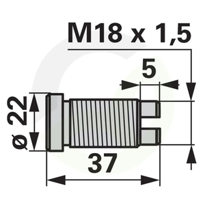 Vijak M18 lose M18
