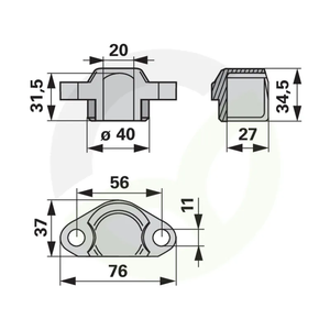 Pokrov glave kose SW20 Reform 115415101