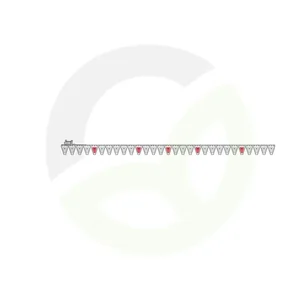 Spodnja kosa 200 cm, Vogel Noot 2657288
