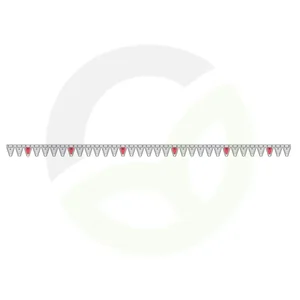 Zgornji nož 225 cm, brez rezalne glavo, ESM 262.8280