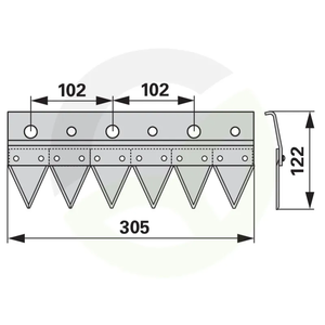 Protirezilo levo gladko ustreza Rapid 96567