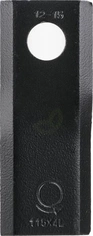 Levi rezilo za kosilnico 115x45x4mm luknja Ø18,25mm primerno za Kuhn/John Deere/New Holland 25 kosov - Kramp 55906000KR
