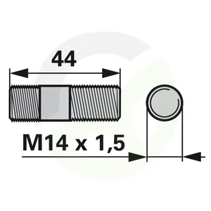 Zatični vijak M14x1,5x44