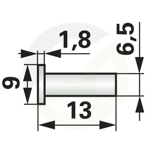 Kovice 6,5X13 mm BCS 331.265130, 240 Kos