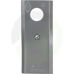 Nož kosilnice desni 93x40x3mm luknja Ø 16,25mm - Kuhn 56151300
