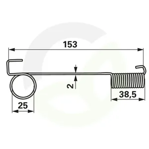 Potezna vzmet 155 mm MÖRTL N41N
