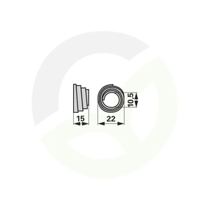 Vzmet spirala 12x22 mm, Rapid 94638