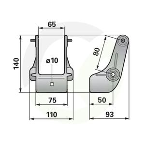 Nosilec vzmetnih prstov Rapid 257533