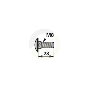 Vijak sponski M8X23, 8.8