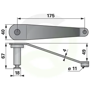 Vzmetna sponka ohlapna ustreza ESM 634873