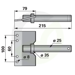 Podporni zatič ustreza 2780230