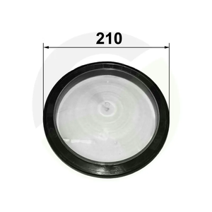 Nadomestni pokrov vakuumske črpalko DN 210 mm s tesnilom