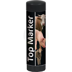 Marker za živali - 60 ml - črn - 10 Kos - Top Marker
