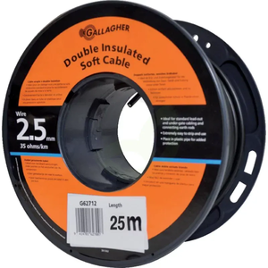 Ozemljitveni in napajalni kabel 2,5 mm 25 m 35 ohm/km