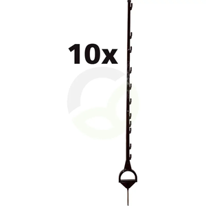 Ograjni steber 155 cm, terra, Duopack 2x5 kos, 10 kos