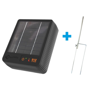 Solarni električni pastir Gallagher S12li - 349015 - z akumulatorjem, samostoječi