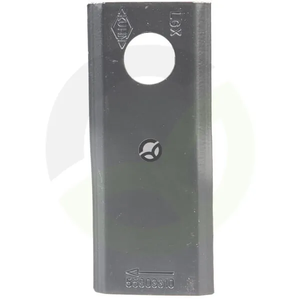 Nož kosilnice desni 107x45x4 mm - luknja Ø 18,25 mm - 25 kosov - Kuhn 55903310