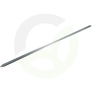 Ozemljitvena palica T za horizontalno, 150 cm, debelina materiala 3 mm s pritrdilnim vijakom