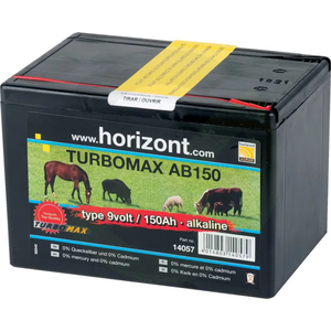 Akumulator Turbomax AB150, alkalni, 9 V, 150 Ah, 110x115x165 mm Horizont