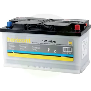 Akumulator za el. pastirje 12 V, specialni akumulator, 88 Ah, C20, nepolnjen, prednaložen Horizont